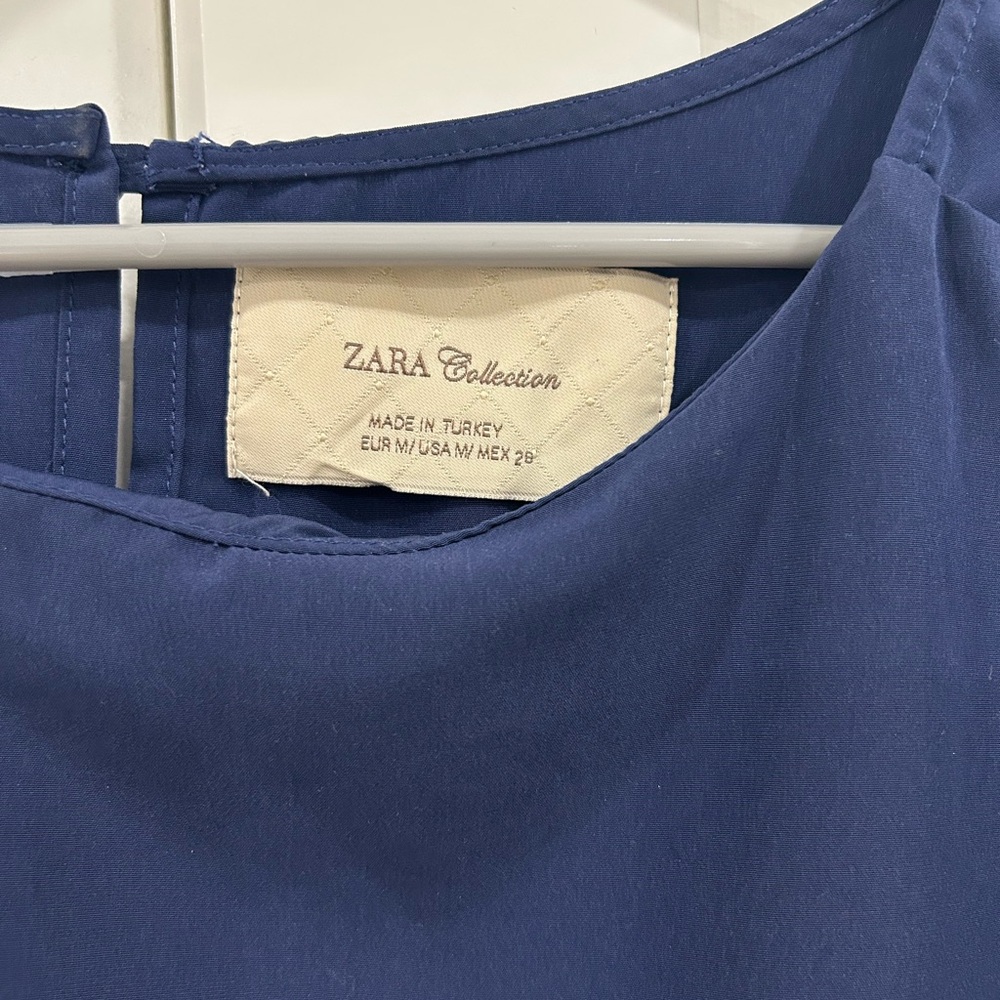 Zara Navy Top